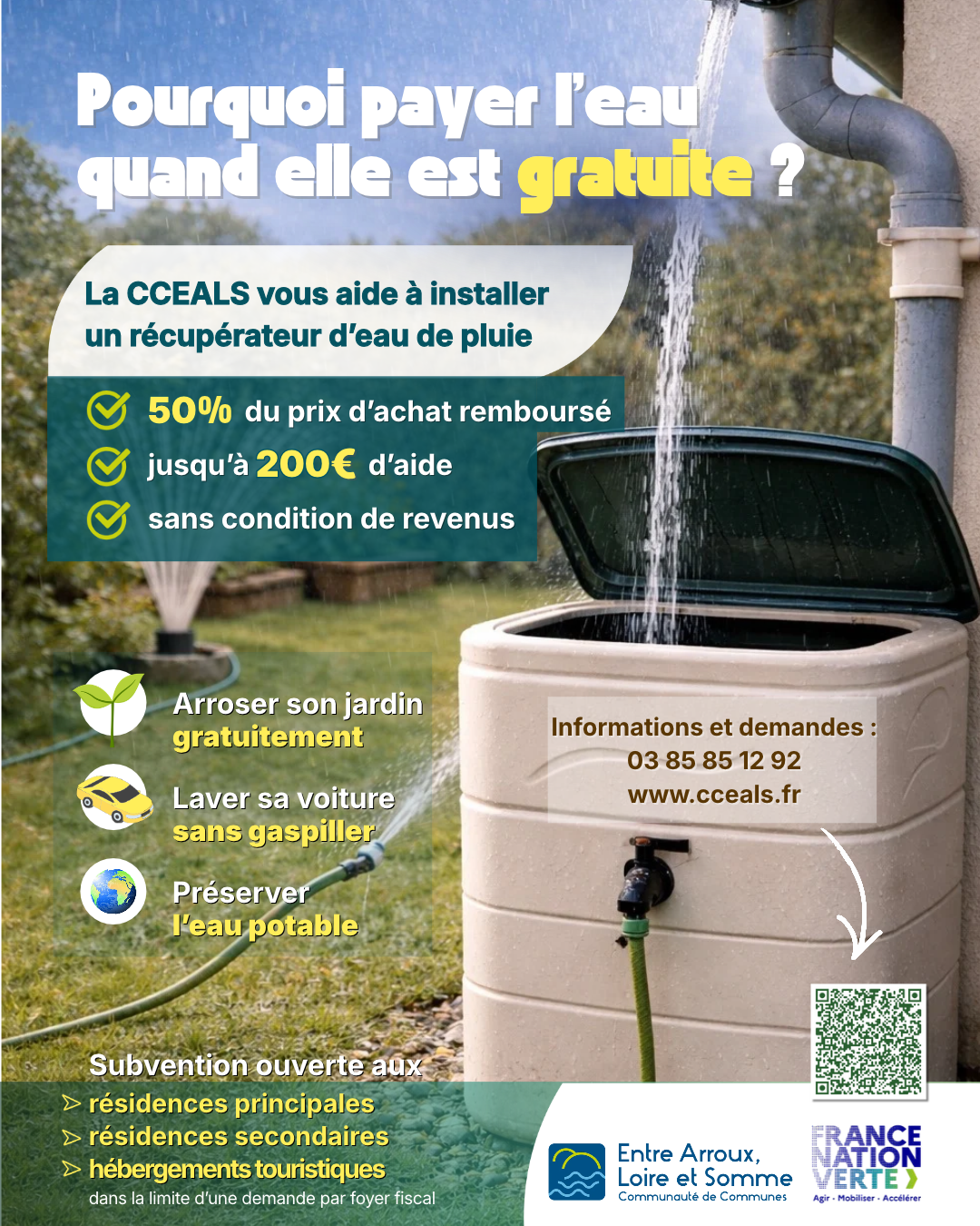 récupérateur eau de pluie